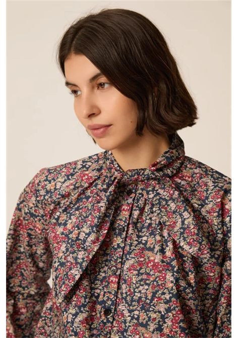 Des Petits Hauts Women's Rainbow Taya Liberty Floral Print Cotton Blouse Des Petits Hauts |  | 1H260442IM331